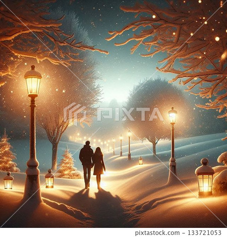 下雪的夜晚 133721053