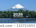 New Year's card 2026 Mount Fuji 133721055