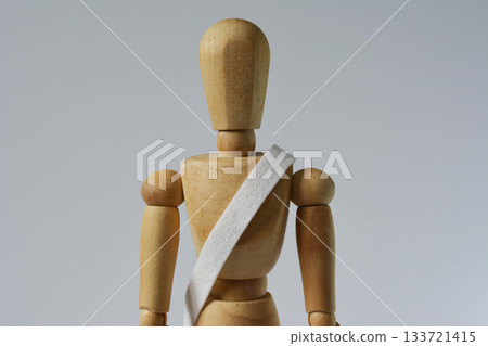Drawing doll with sash Drawing doll with sash 133721415