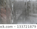 water drops on glass. background 133721879