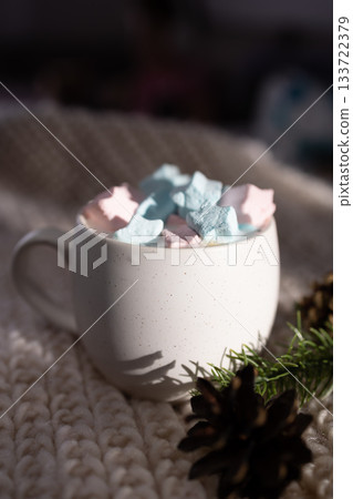 warm glow with pastel treats, comforting scene featuring pastel sweets and textured lighting effects warm glow with pastel treats, comforting scene featuring pastel sweets and textured lighting effects 133722379