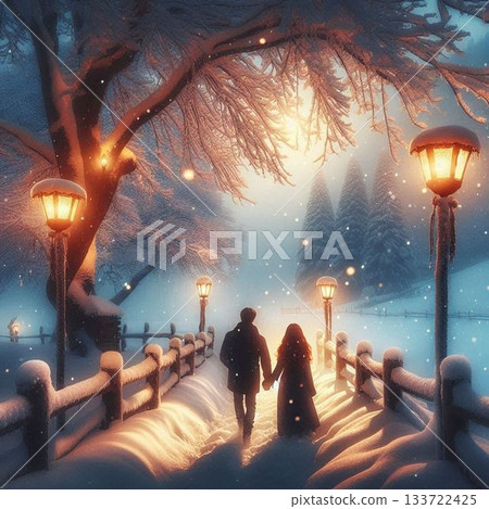 夜幕下的城市,燈火輝煌的景色 夜幕下的城市,燈火輝煌的景色 133722425