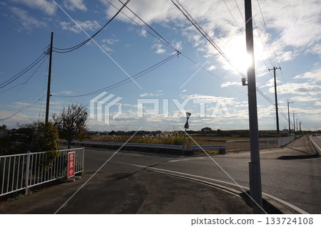 從路上可以看到電線桿 133724108