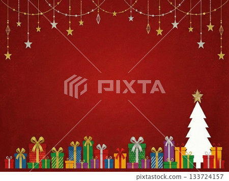 簡單的聖誕節背景圖 133724157