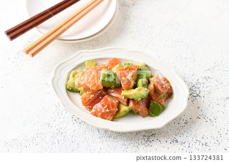 鮭魚酪梨小吃 鮭魚酪梨小吃 133724381