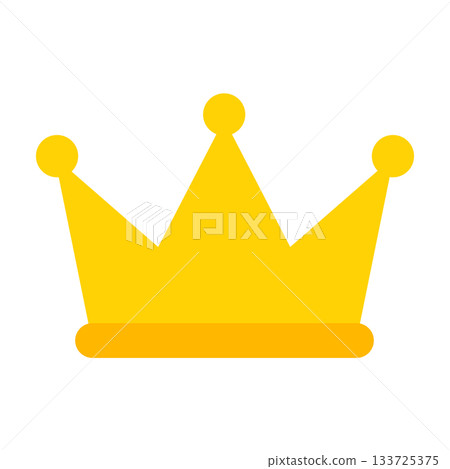 極簡風格的皇冠插圖(象徵等級、生日、慶祝、榮耀) 極簡風格的皇冠插圖(象徵等級、生日、慶祝、榮耀) 133725375