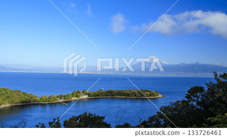 富士山在駿河灣對面清晰可見 133726461