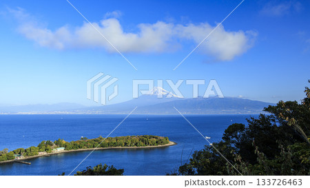 Mount Fuji seen across Suruga Bay 133726463