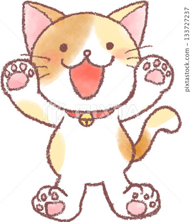 Cute cat illustration_cat Cute cat illustration_cat 133727237