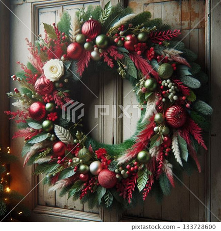 Christmas wreath cute Christmas Christmas wreath cute Christmas 133728600