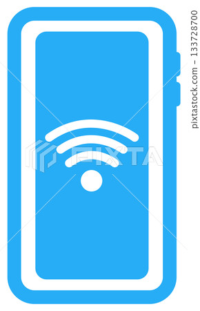Wi-Fi 手機平面圖示 Wi-Fi 手機平面圖示 133728700