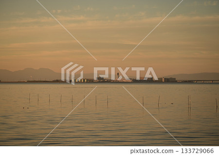 Chubu International Airport in the evening Chubu International Airport in the evening 133729066
