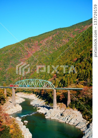 [Colored Oboke Gorge] A thousand-year-old story in the middle of Shikoku 133729159