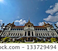 Thai Royal Palace against the blue sky 133729494