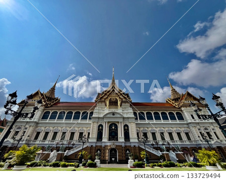 Thai Royal Palace against the blue sky Thai Royal Palace against the blue sky 133729494