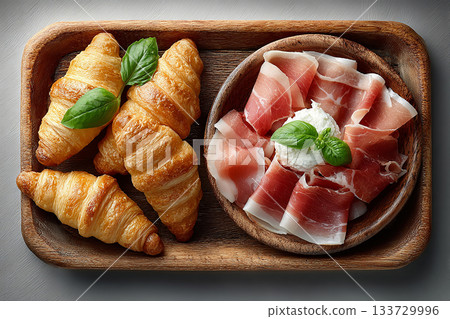 sandwich, croissant, food 133729996