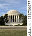 The beautiful facade of the Jefferson Memorial 133730977