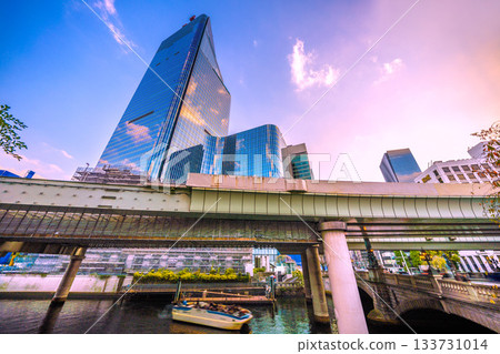 New landscape of Tokyo cityscape in Japan. Redevelopment project of Nihonbashi 1-chome that shows its majesty. Stunning skyscrapers... Cooluz is popular 133731014