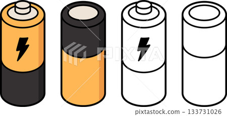 AA batteries set 133731026