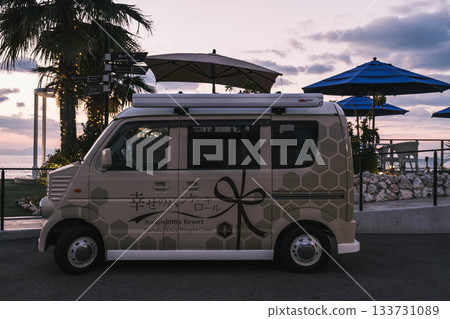 【Happy Pancake Awajishima Terrace】一輛塗裝可愛的汽車 【Happy Pancake Awajishima Terrace】一輛塗裝可愛的汽車 133731089