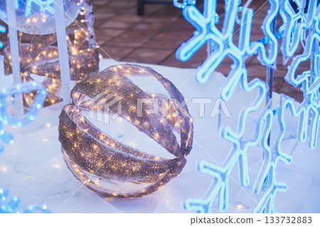 [Kobe Meriken Park] Beautiful scenery with Christmas illuminations 133732883
