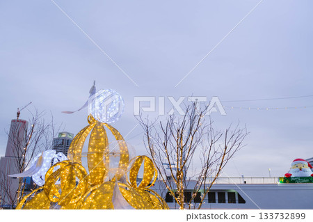 [Kobe Meriken Park] Beautiful scenery with Christmas illuminations 133732899