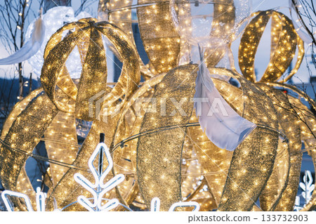 [Kobe Meriken Park] Beautiful scenery with Christmas illuminations 133732903