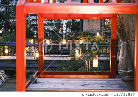 [Kobe Meriken Park] Beautiful scenery with Christmas illuminations 133732937