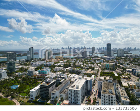 Miami South beach landscape aerial view. Big city. Aerial on Miami skyscraper. Aerial Miami south beach. Cityscape landscape in South Beach. Florida panorama. Skyscraper architecture of Miami Miami South beach landscape aerial view. Big city. Aerial on Miami skyscraper. Aerial Miami south beach. Cityscape landscape in South Beach. Florida panorama. Skyscraper architecture of Miami 133733500