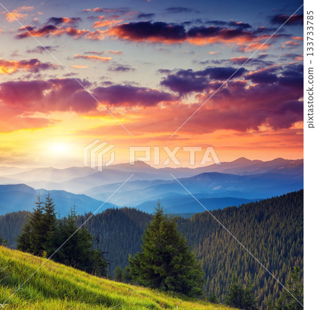 mountain landscape mountain landscape 133733785