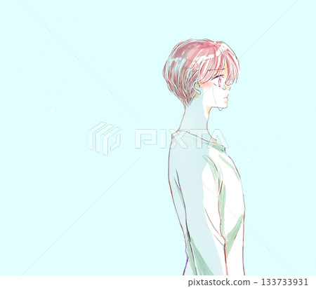 Male side tear 133733931