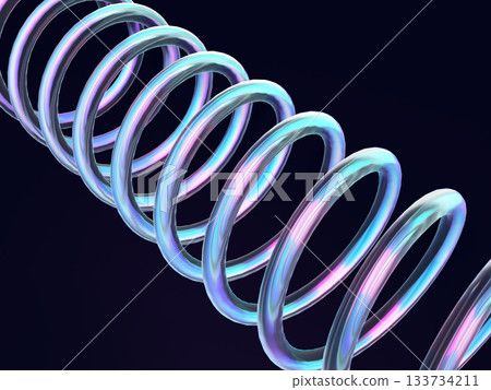 抽象螺旋彈簧 133734211