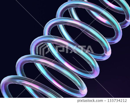 抽象螺旋彈簧 133734212