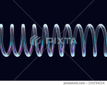 Abstract spiral spring Abstract spiral spring 133734214