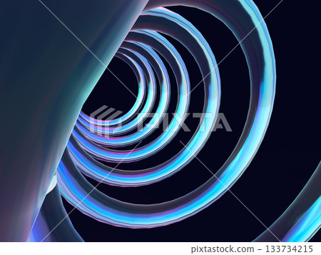 Abstract spiral spring Abstract spiral spring 133734215