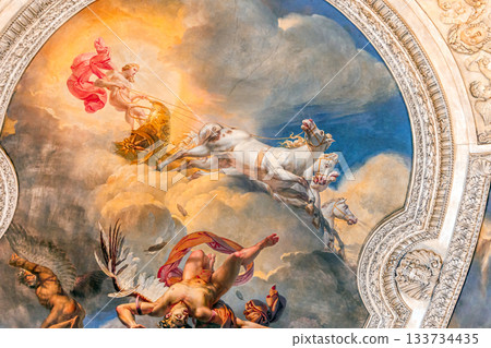 Gallery of Apollon,Le Louvre museum, Paris, France 133734435