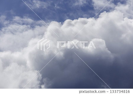 The sky on the day of the Ashiya Air Base Air Show 133734816