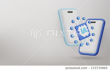 AI-powered smartphones showcase the future of mobile technology, intelligent apps, and advanced digital connectivity. AI-powered smartphones showcase the future of mobile technology, intelligent apps, and advanced digital connectivity. 133734869