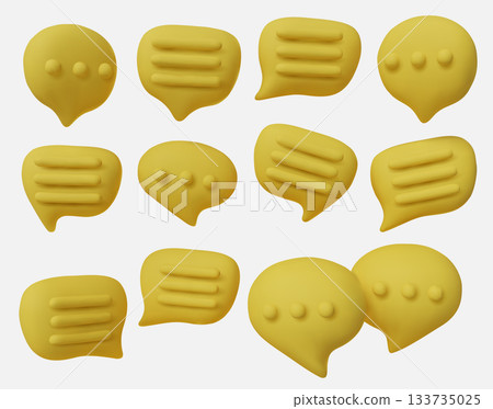 Collection of speech bubbles , representing online chatting, comments, conversations, and social network communication. Collection of speech bubbles , representing online chatting, comments, conversations, and social network communication. 133735025