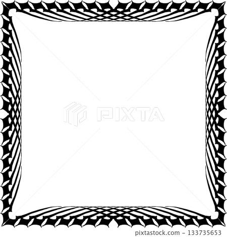 Vintage decorative vector frame in Gothic style - elegant black vector frame on white background, EPS10, north runes frame, middle ages, hallowen Vintage decorative vector frame in Gothic style - elegant black vector frame on white background, EPS10, north runes frame, middle ages, hallowen 133735653