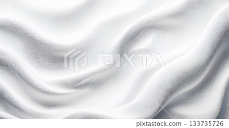 Abstract White Fabric Waves Abstract White Fabric Waves 133735726