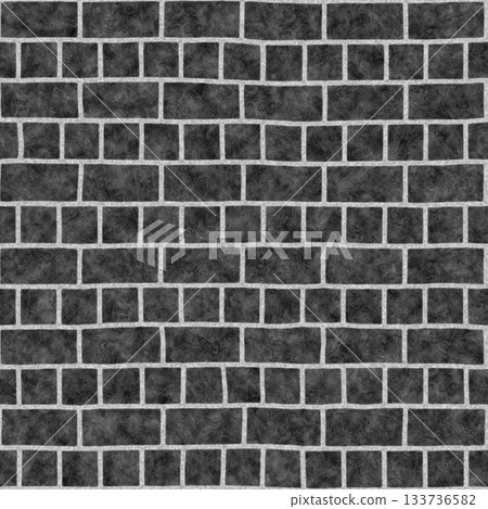 Brick background. Grunge filter. Monochrome particles abstract for wallpaper or background copy mask for photo editor. 133736582