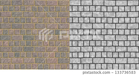 Brick background. Grunge filter. Brick background via an alpha channel. Brick background. Grunge filter. Brick background via an alpha channel. 133736583