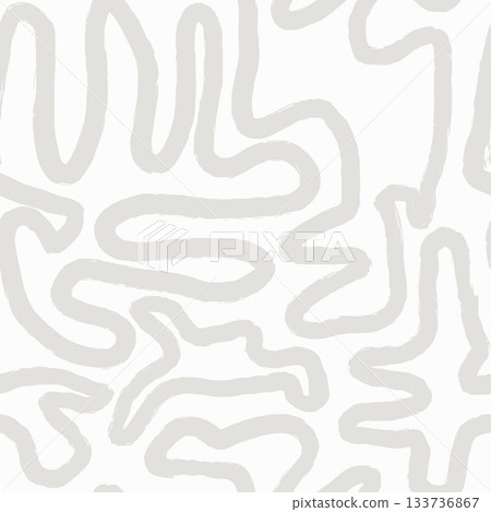 Abstract rough brushstroke lines pattern on dark background vector seamless modern artistic design 133736867