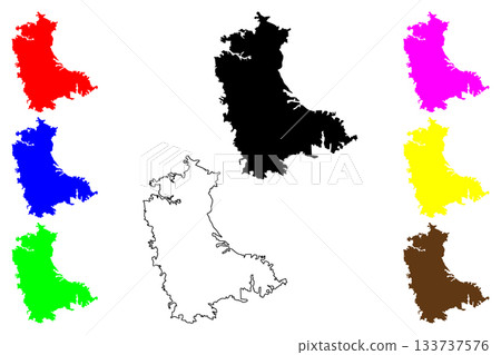 Ikorodu city (Federal Republic of Nigeria, Lagos State) map vector illustration, scribble sketch Ikorodu map Ikorodu city (Federal Republic of Nigeria, Lagos State) map vector illustration, scribble sketch Ikorodu map 133737576