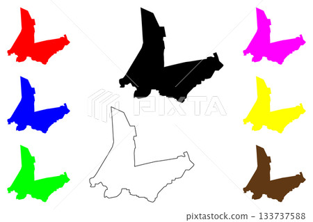 Kaduna city (Federal Republic of Nigeria, Kaduna State) map vector illustration, scribble sketch Kaduna map Kaduna city (Federal Republic of Nigeria, Kaduna State) map vector illustration, scribble sketch Kaduna map 133737588