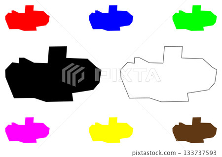 Lavun city (Federal Republic of Nigeria, Niger State) map vector illustration, scribble sketch Lavun map Lavun city (Federal Republic of Nigeria, Niger State) map vector illustration, scribble sketch Lavun map 133737593