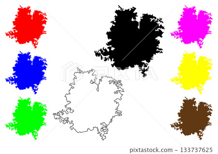 Otukpo city (Federal Republic of Nigeria, Benue State) map vector illustration, scribble sketch Otukpo map Otukpo city (Federal Republic of Nigeria, Benue State) map vector illustration, scribble sketch Otukpo map 133737625