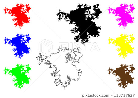 Owo city (Federal Republic of Nigeria, Ondo State) map vector illustration, scribble sketch Ogho Imade map Owo city (Federal Republic of Nigeria, Ondo State) map vector illustration, scribble sketch Ogho Imade map 133737627