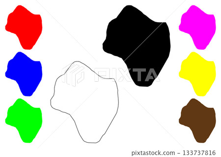 Hasilpur city (Islamic Republic of Pakistan) map vector illustration, scribble sketch Hasilpur map 133737816